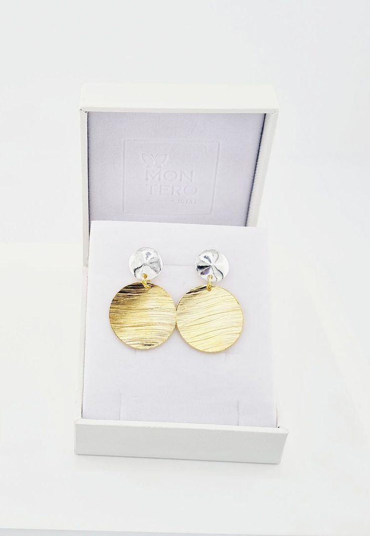 Aros Diana Baño de Oro 24k-2