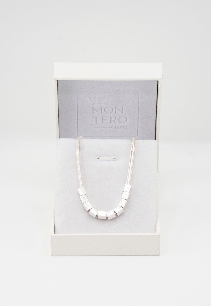 Pulsera Maya Silver Con Baño de Oro Blanco-3