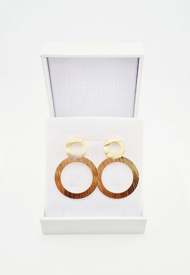 Aros Lia Gold Baño de Oro 24k-2