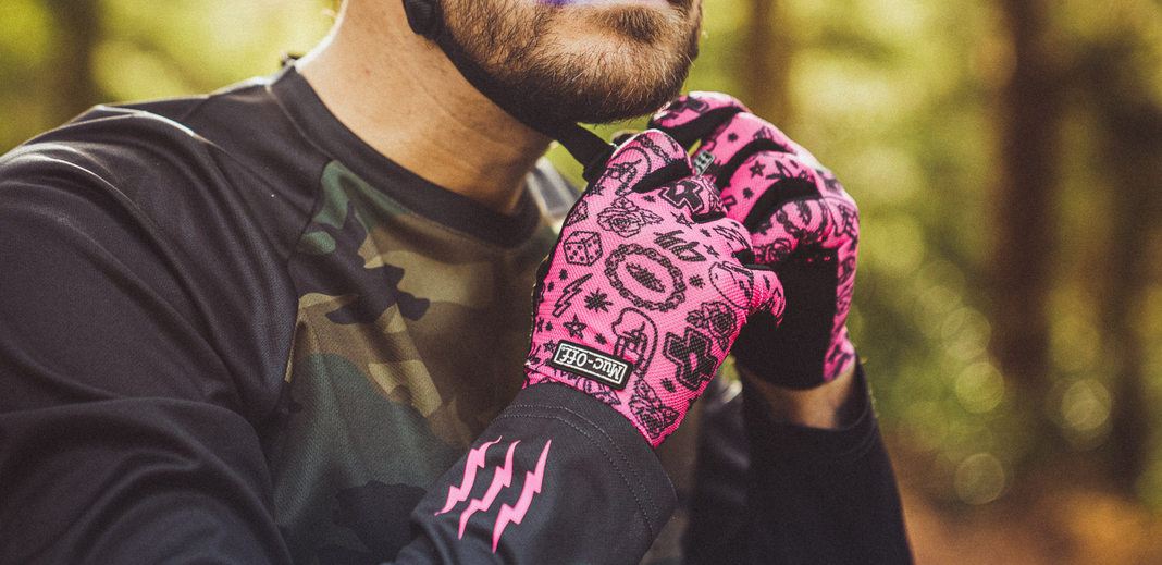 GUANTES LIGEROS RIDE GLOVES MUC-OFF  - PINK-2