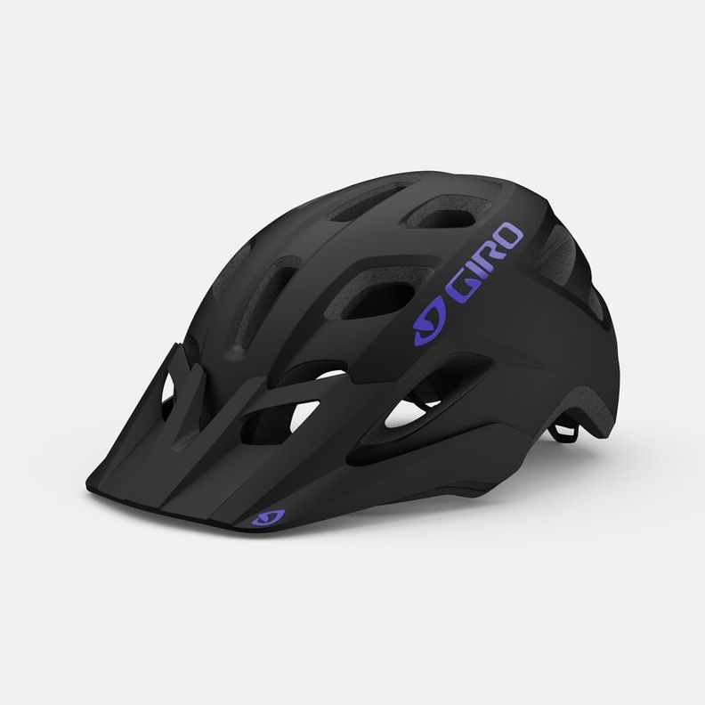 CASCO GIRO VERCE MUJER NEGRO MATTE/MORADO ELECTRICO TALLA U.-0