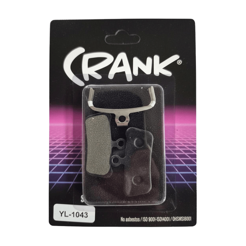 PASTILLA DE FRENO CRANK GUIDE R/RC/RSC /X0 SEMI METALICO Negro
