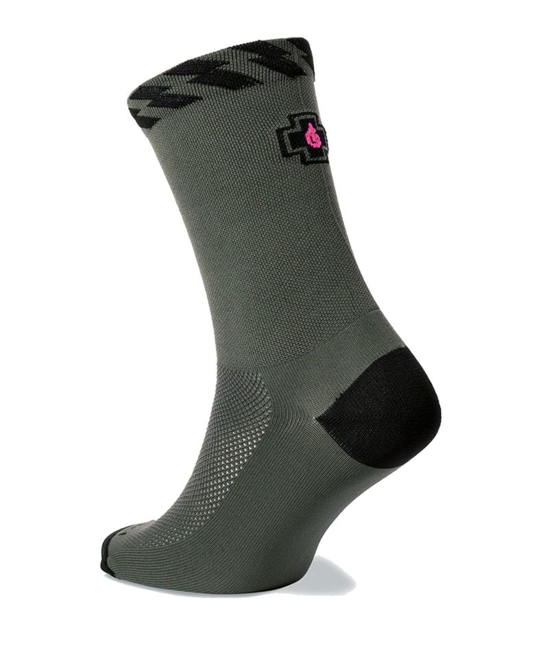 CALCETA DE CICLISMO MUC-OFF TECHNICAL 9-11 GREEN Verde