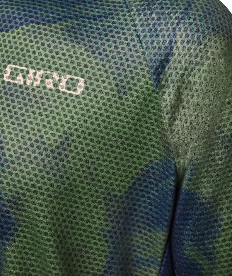JERSEY GIRO HOMBRE ROUST MANGA LARGA HEDGE GREEN COSMIC-2