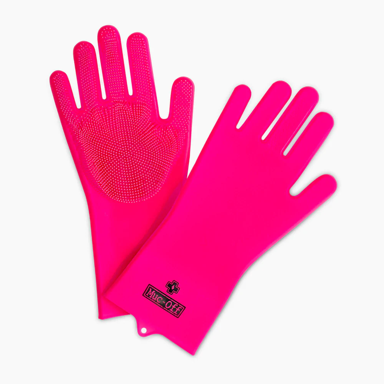 GUANTE DE LIMPIEZA PARA BICICLETA MUC-OFF DEEP SCRUBBER PINK-0