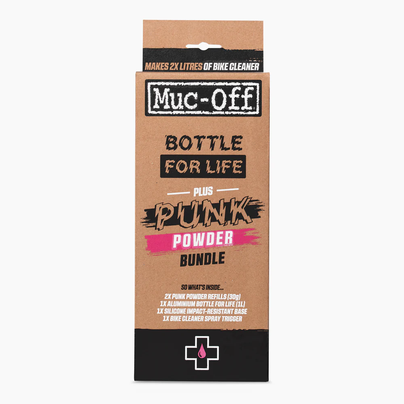 Kit Muc-off Bottle for life (Botella + 4 Punk Powder)-2
