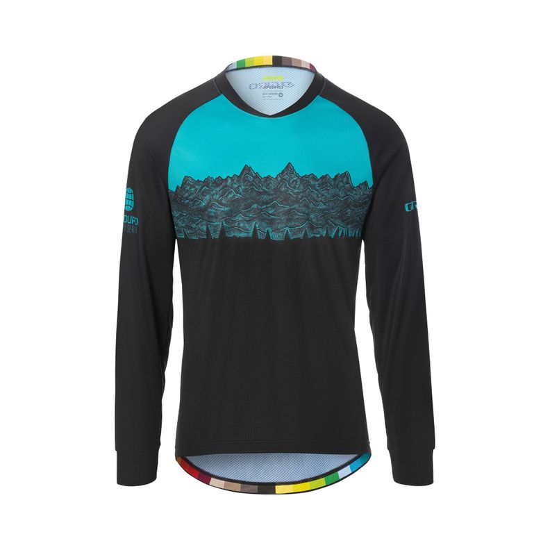 JERSEY GIRO ROUST MEN LS EWS BLACK-0