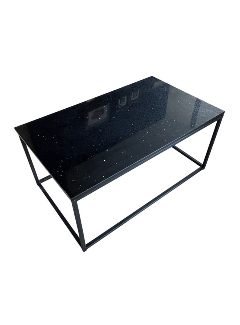 Mesa de Centro Cuarzo Negro Galaxy 100x60 cm-0