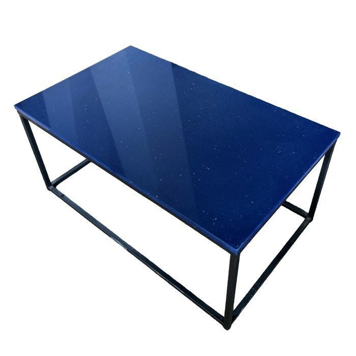 Mesa de Centro Cuarzo Galaxy Azul 100x60 cm-0