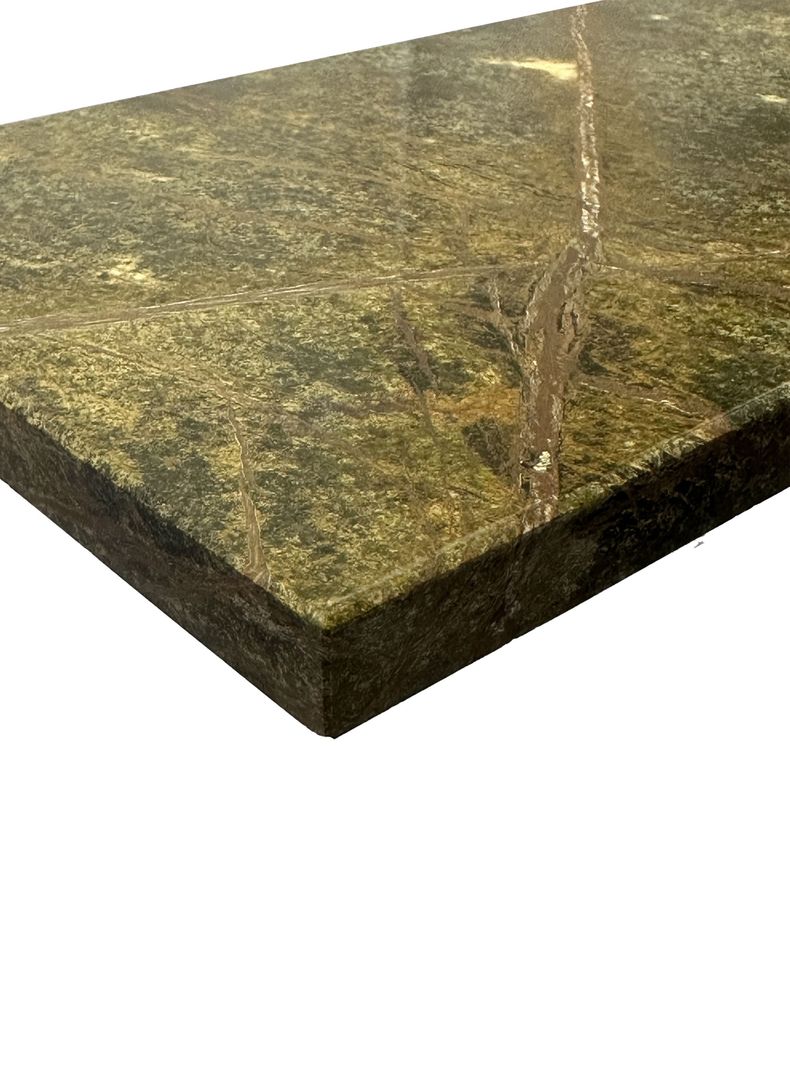 Tabla Aperitivo Mármol Rain Forest Green 40x23 cm.-1