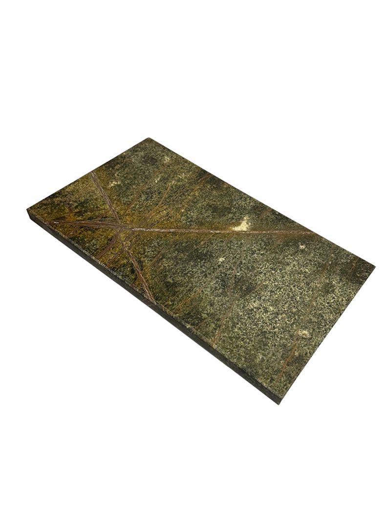 Tabla Aperitivo Mármol Rain Forest Green 40x23 cm.-2