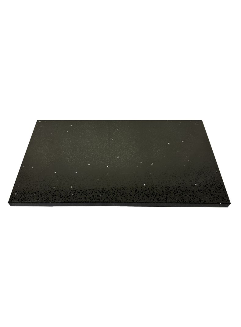 Tabla Aperitivo Cuarzo Negro Galaxy 40x23 cm.-1