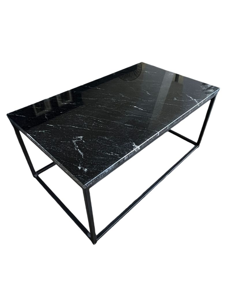 Mesa de Centro Granito Exótico Negro Vía Láctea 100x60 cm-1