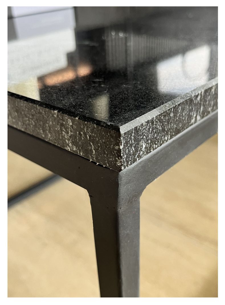 Mesa de Centro Granito Exótico Negro Vía Láctea 100x60 cm-2