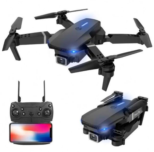 E88: Tu Dron Plegable Ideal para Aventuras Sin Límites-0