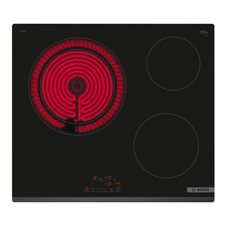 Encimera Vitroceramica Serie 4 Bosch 60 cm 3 Quem Negro