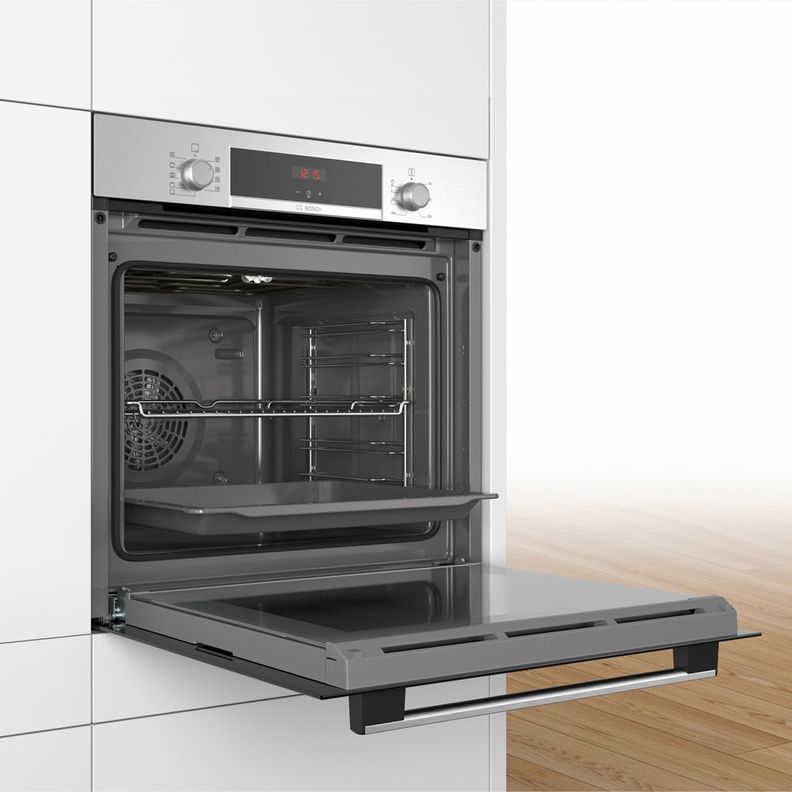 Horno Empotrable con Grill Bosch HBA514BS1 71L Inox-1
