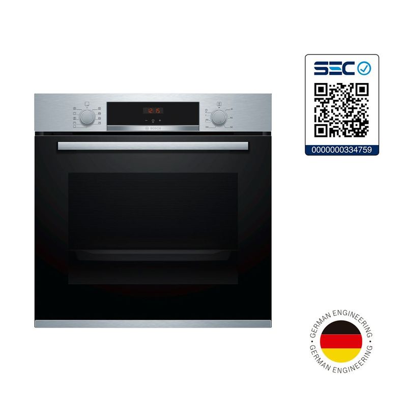 Horno Empotrable con Grill Bosch HBA514BS1 71L Inox-2