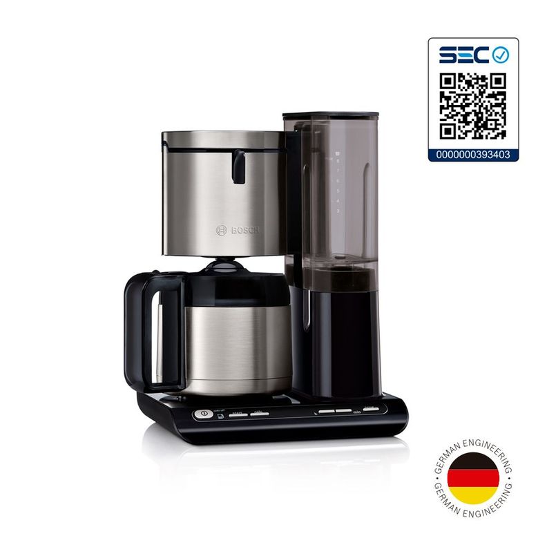 Cafetera Styline Bosch con Jarro térmico Inox 1.1L-6
