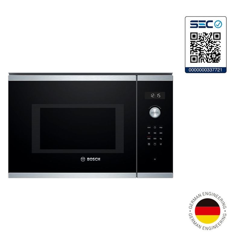 Microondas Integrable Con Grill Bosch BEL554MS0 25L Inox-5