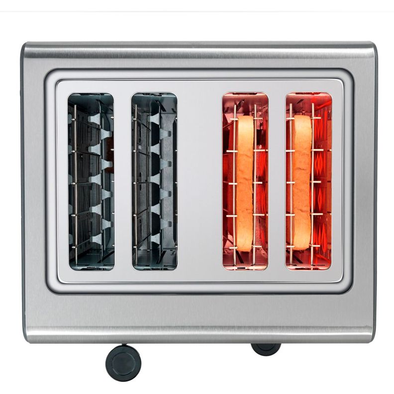 Tostador 4 Rebanadas Bosch Acero inoxidable-1