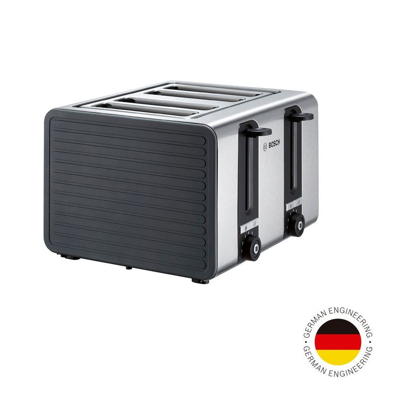Tostador 4 Rebanadas Bosch Acero inoxidable-2