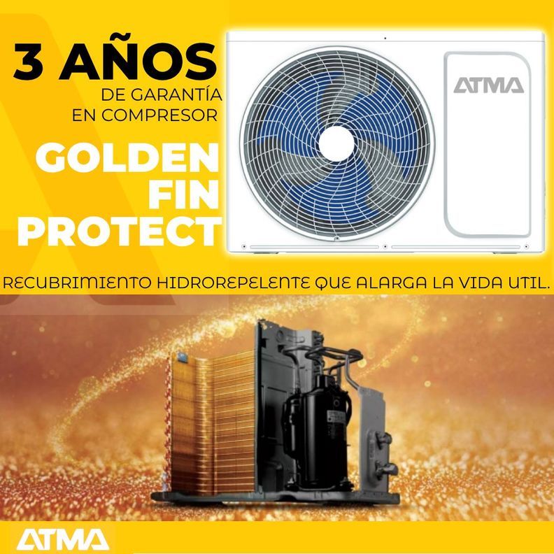 Aire Acondicionado Atma Split Frío Calor 12000btu-2