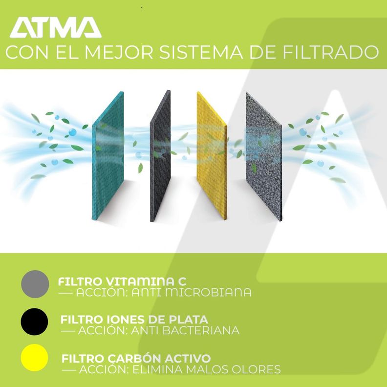 Aire Acondicionado Atma Split Frío Calor 12000btu-3