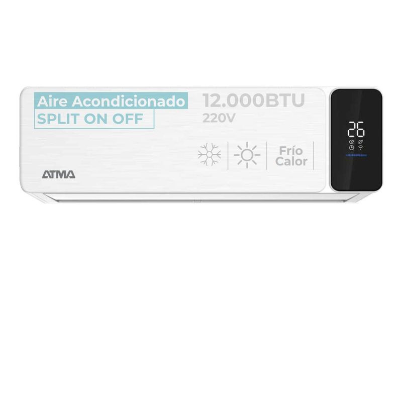 Aire Acondicionado Atma Split Frío Calor 12000btu-8