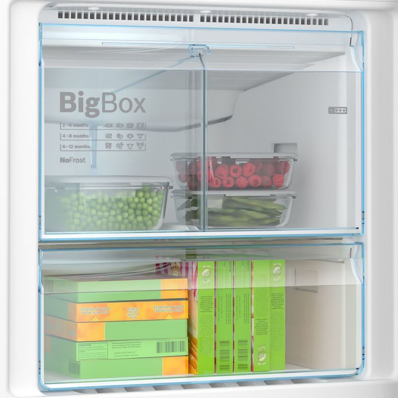 Refrigerador Bottom Freezer No Frost Bosch KGN56LBE0N 505L-1