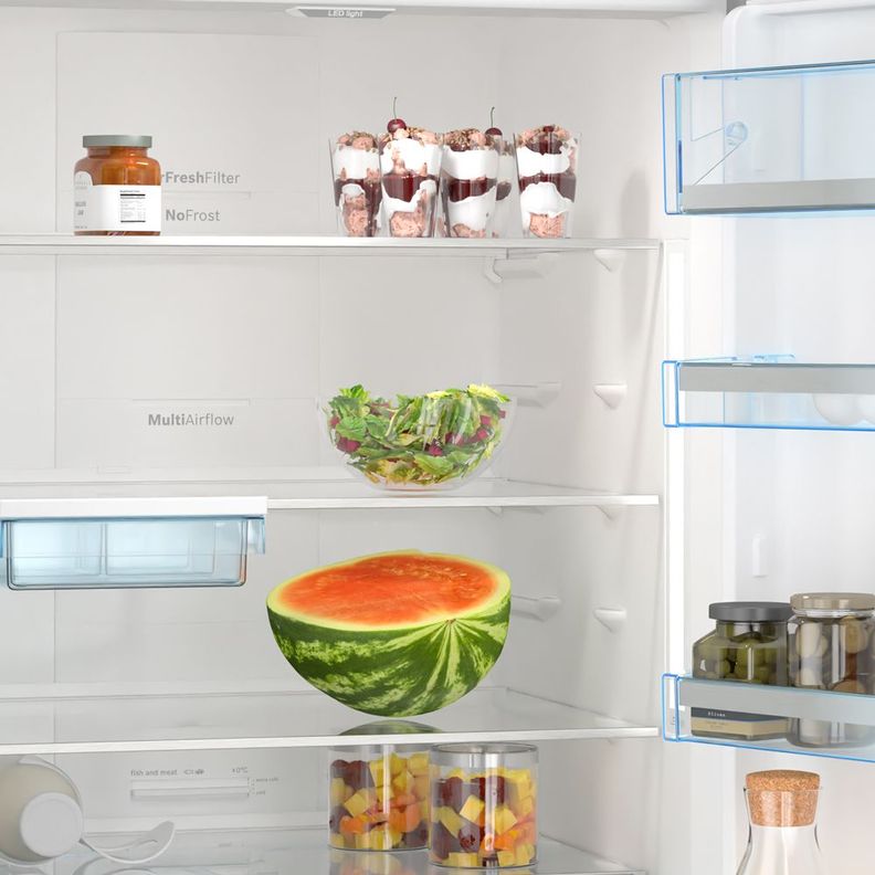 Refrigerador Bottom Freezer No Frost Bosch KGN56LBE0N 505L-3