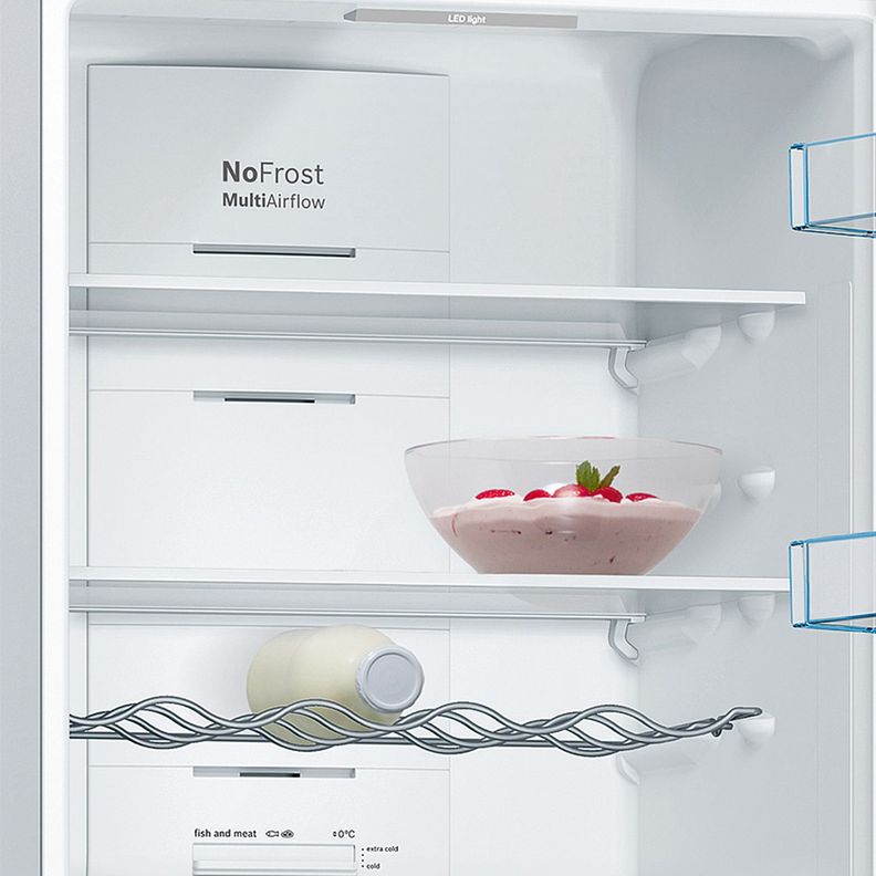 Refrigerador Bottom Freezer No Frost Bosch KGN36XLER 324L-2