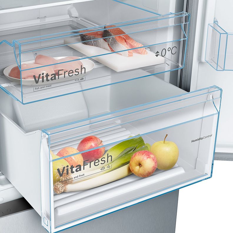 Refrigerador Bottom Freezer No Frost Bosch KGN36XLER 324L-3