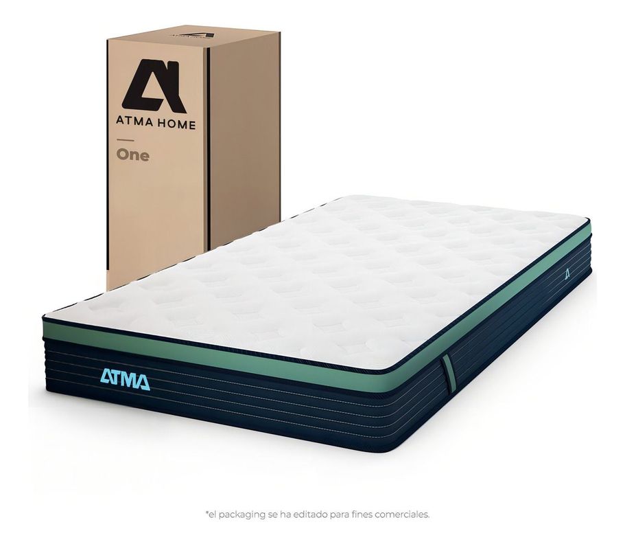 Colchon De Espuma Atma One 1 Plaza 90x190x20 Cm-7