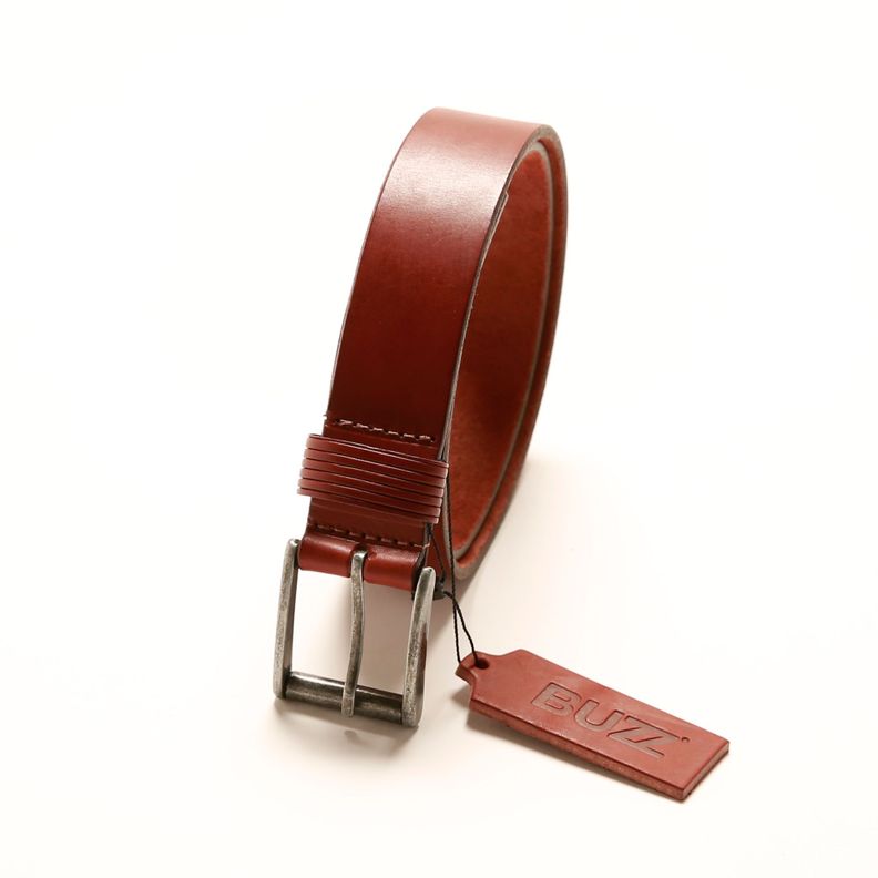 CINTURON HOMBRE DE CUERO MODELO 2422 MARCA BUZZ.-0