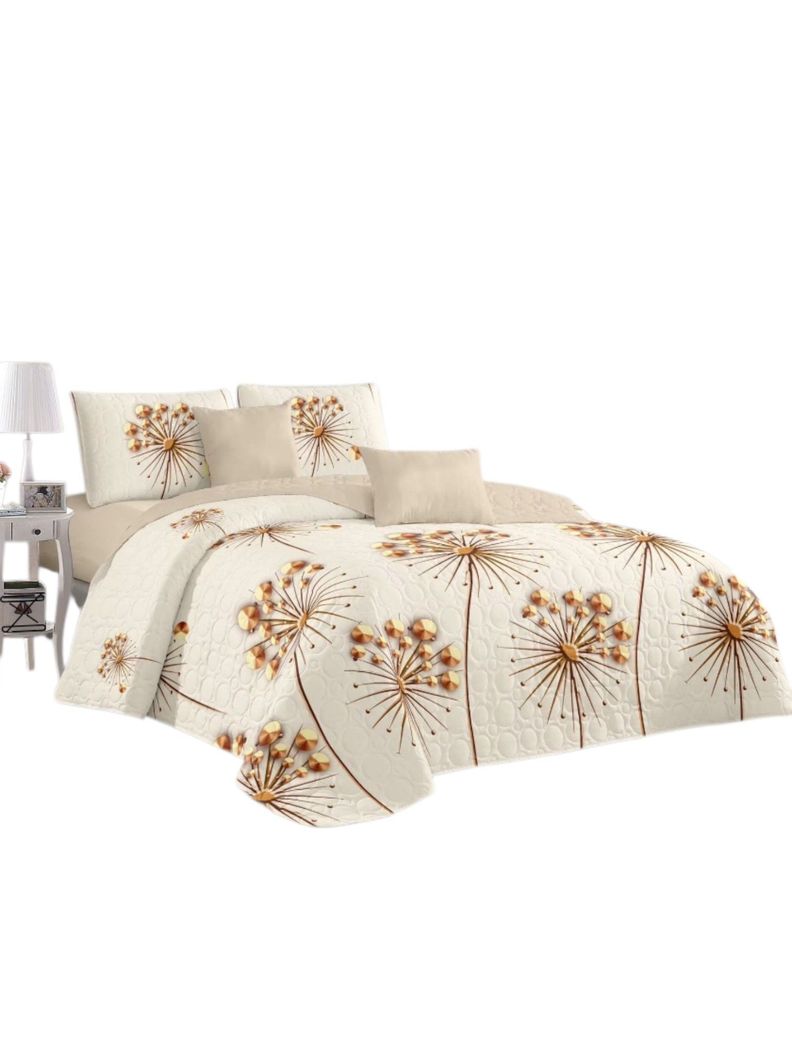 CUBRECAMA QUILT DE VERANO TF CON DISEÑO 2 PLAZAS 25