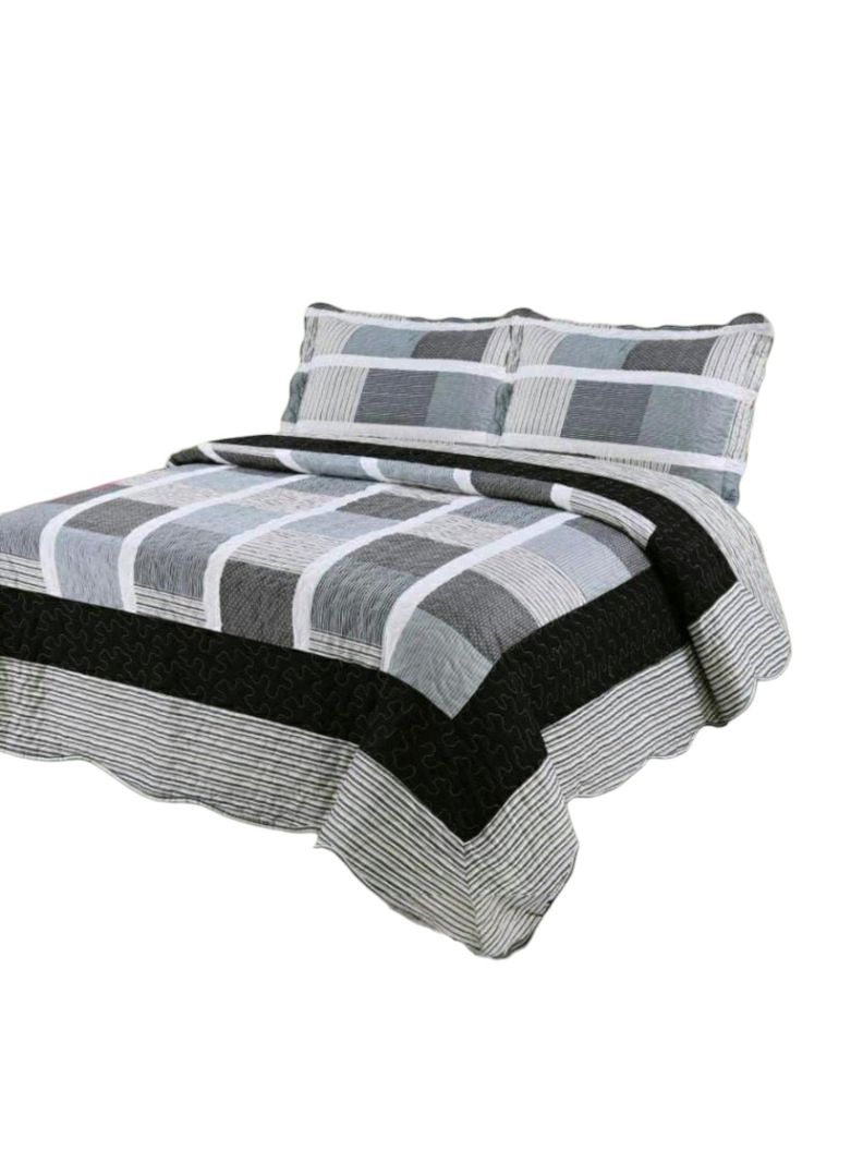 CUBRECAMA QUILT DE VERANO TF CON DISEÑO 2 PLAZAS 15