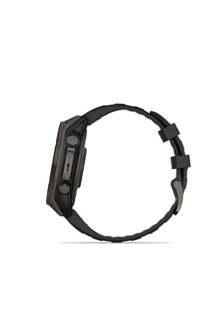 fenix 8 – 47mm Solar, Sapphire Titanio con correa de silicona negra-3