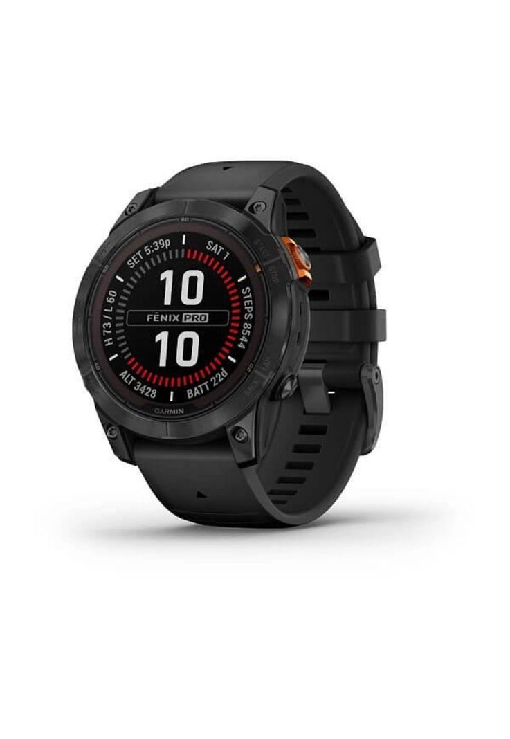 Smartwatch Fenix 7 Pro Glass - Solar Slate Gray w/Black Band-0