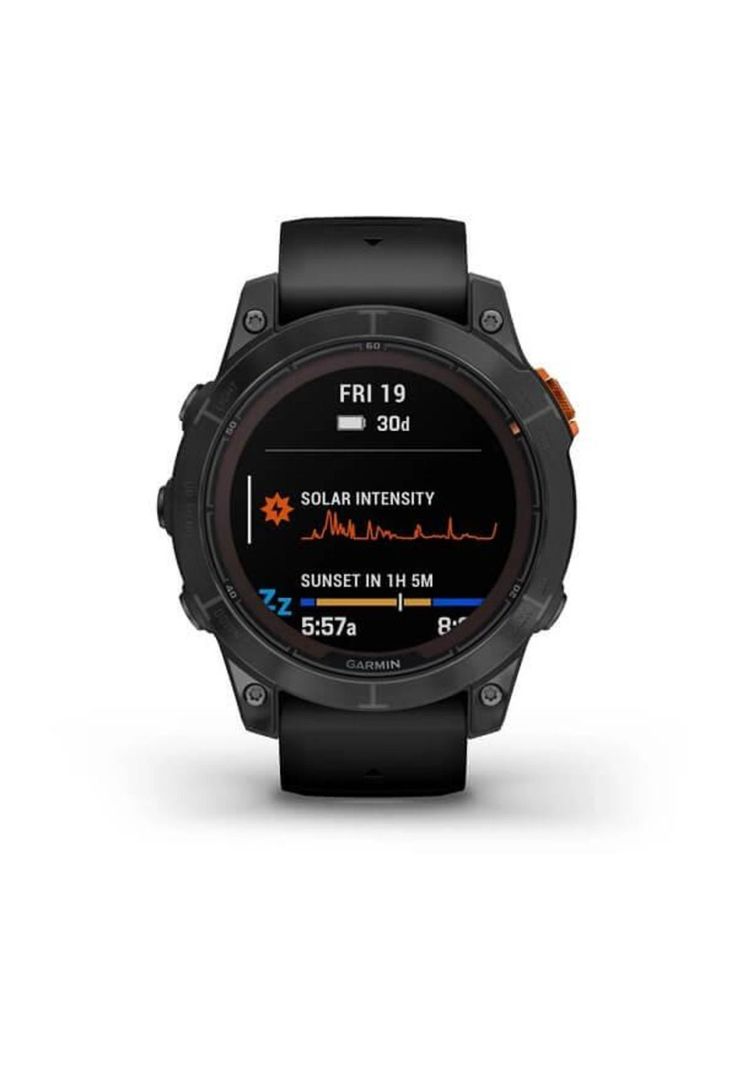 Smartwatch Fenix 7 Pro Glass - Solar Slate Gray w/Black Band-4