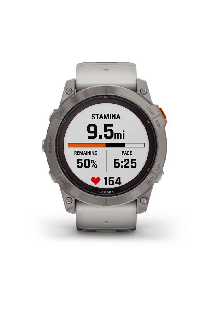Smartwatch fenix 7X Pro Sapph Solar Ti w/Gray/Orange Band-2