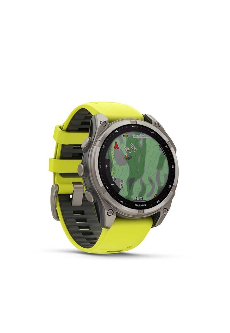 fenix 8 – 47mm Solar, Sapphire Titanium with yellow/graphite-2