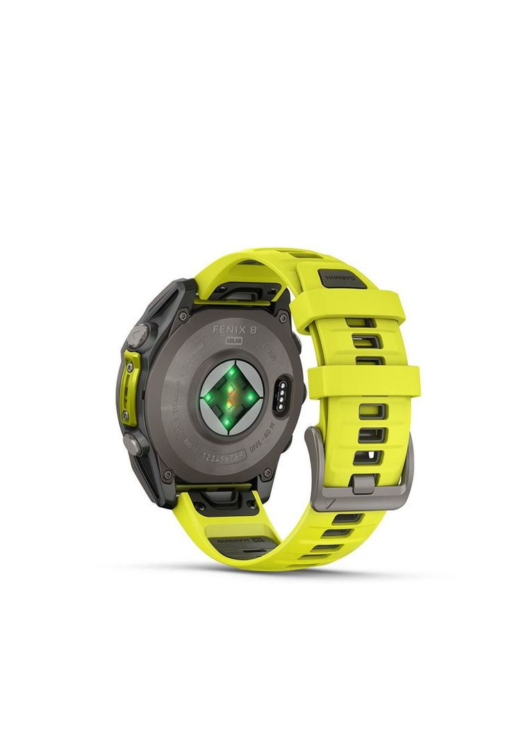 fenix 8 – 47mm Solar, Sapphire Titanium with yellow/graphite-4