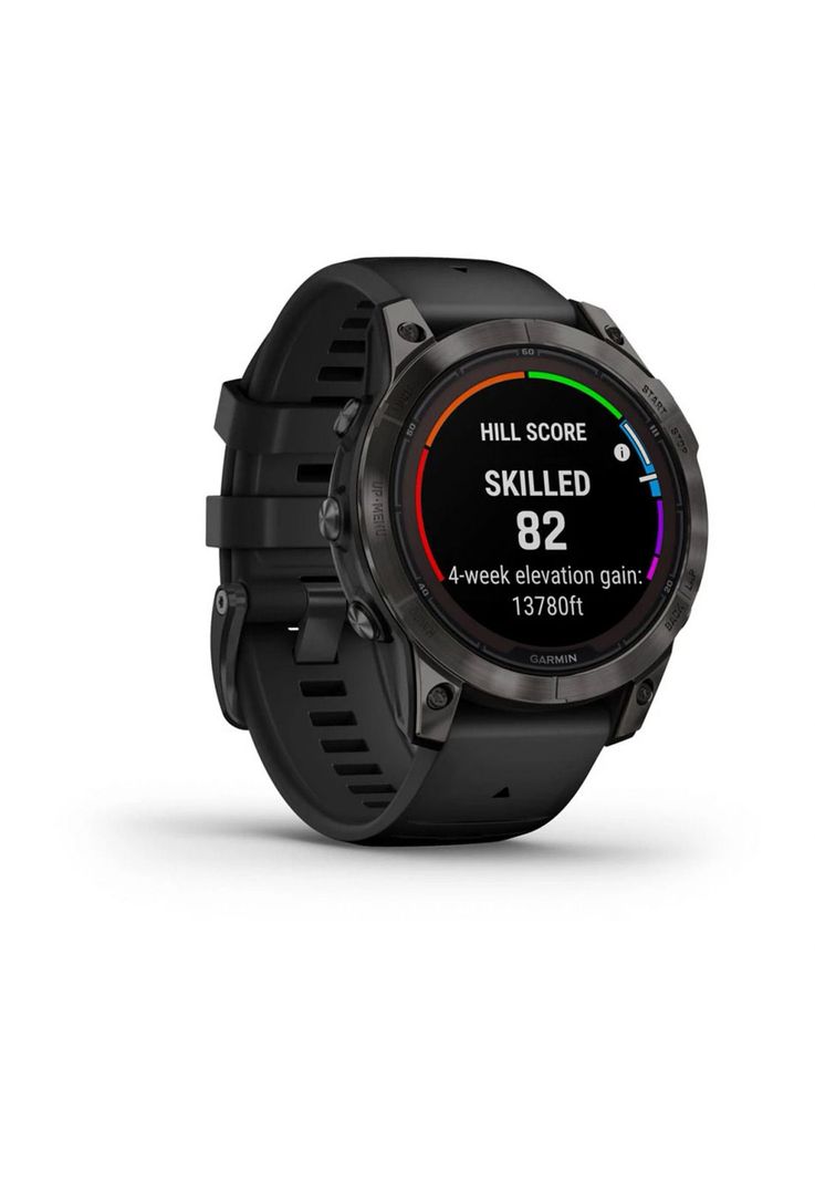 Smartwatch fenix 7 Pro Sapph Solar CrbnGry Ti w/Blk Band-1