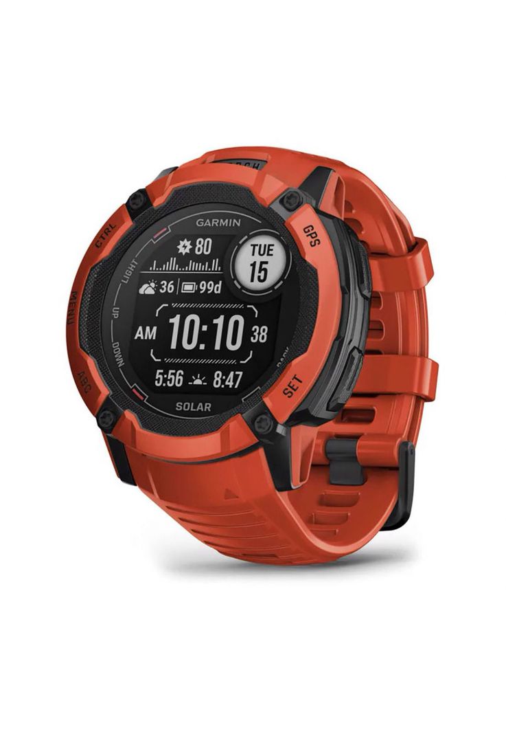 Smartwatch Instinct 2X Solar Flame Red-0