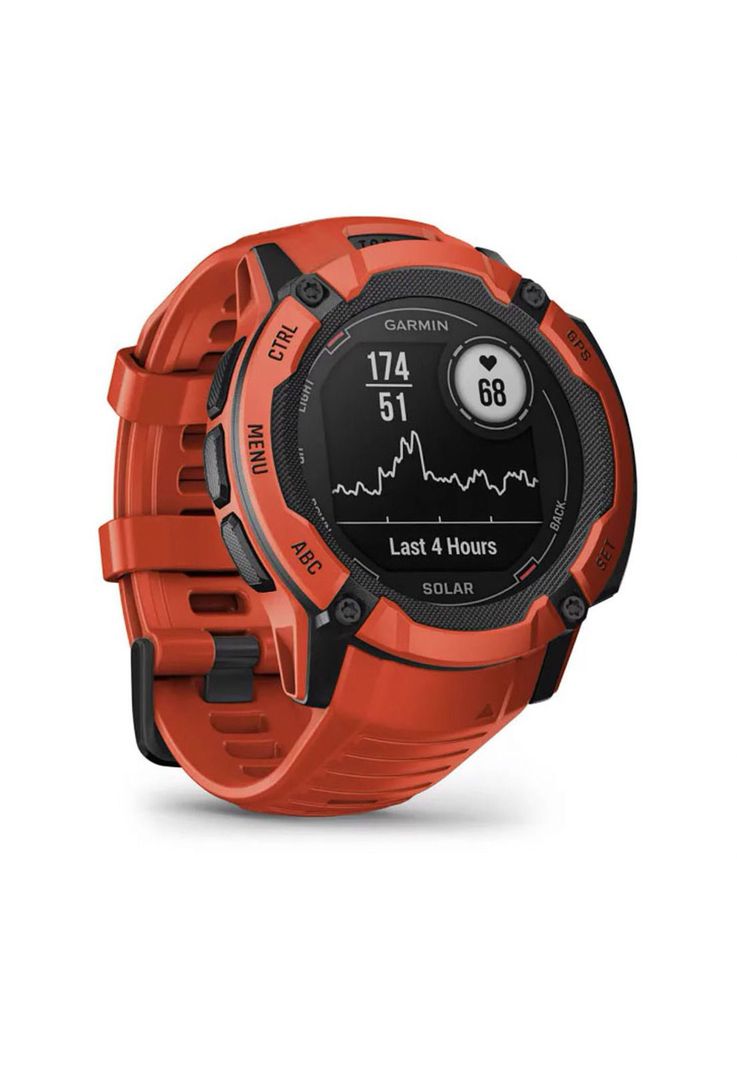 Smartwatch Instinct 2X Solar Flame Red-1