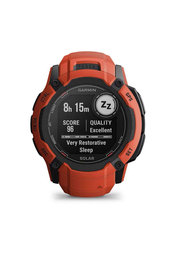 Smartwatch Instinct 2X Solar Flame Red-2