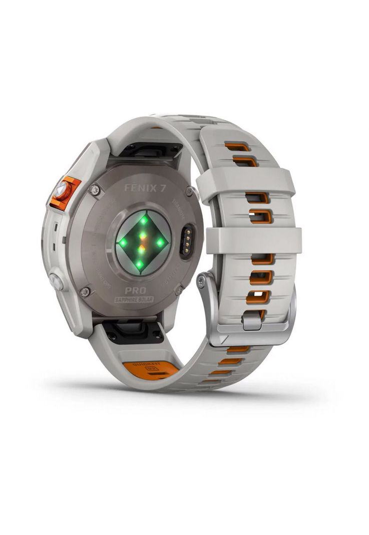 Smartwatch fenix 7 Pro Sapph Solar Ti w/Gry/Orange Band-3
