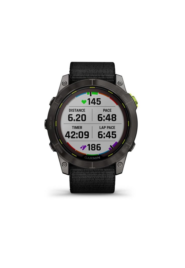 Enduro 2 Saph CrbnGrayDLC Ti w/Blk UltraFit Band-1