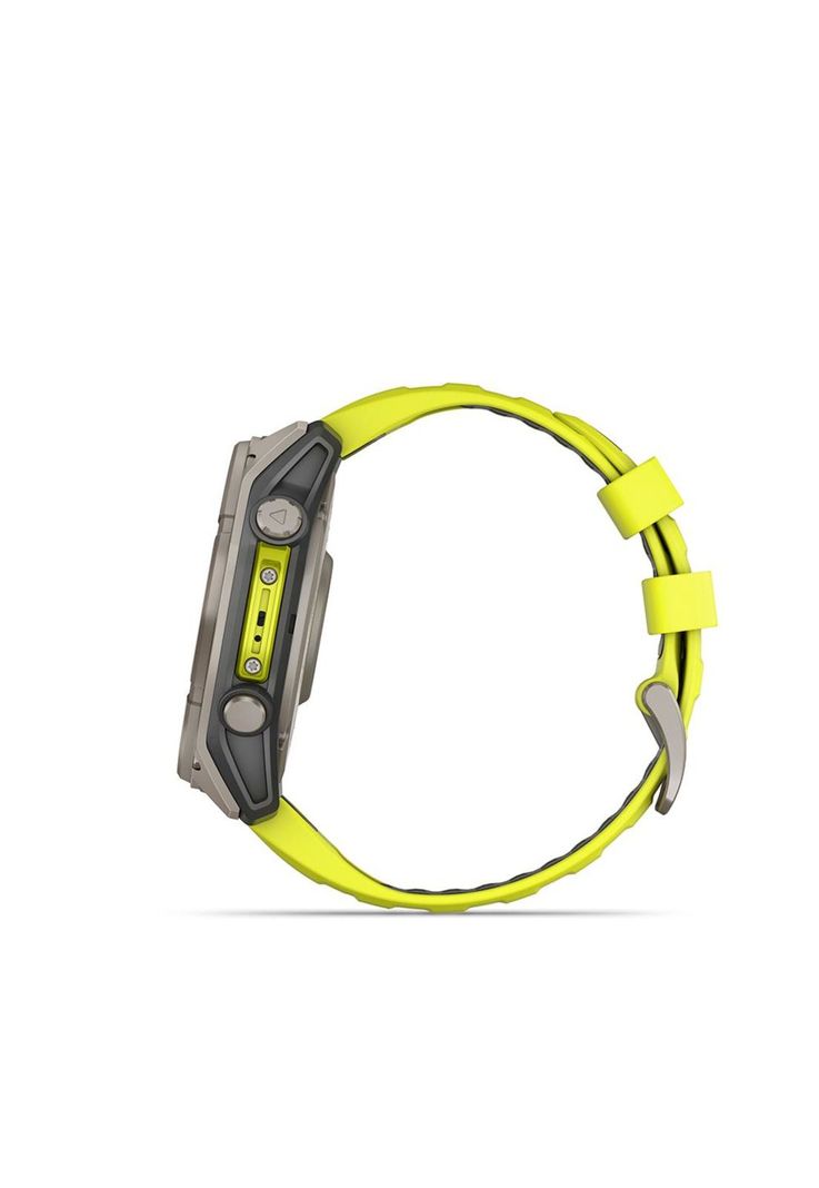fenix 8 – 51mm, Solar Sapphire, Titanium with yellow/graphite-2
